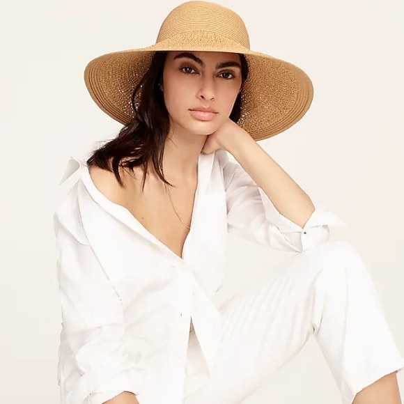 JCrew Textured Summer Straw Hat - Picture 2 of 7